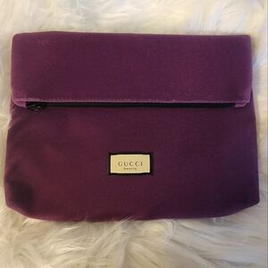 Gucci beauty cosmetic makeup bag